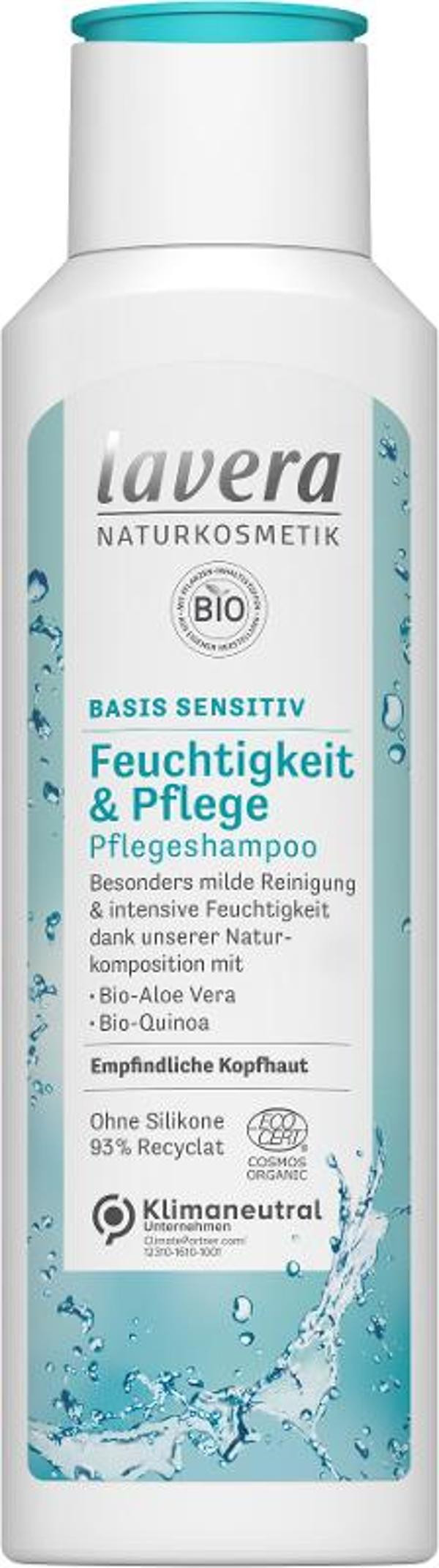 Produktfoto zu Lavera Shampoo basis sensitiv Feuchtigkeit 250ml