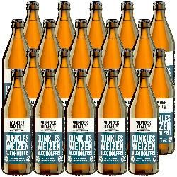 Produktfoto zu Kiste Wunderbräu Dunkles Weizen alkoholfrei 20x0,5L