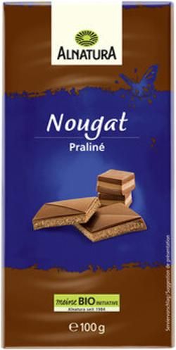 Produktfoto zu Alnatura Nougat Schokolade 100g