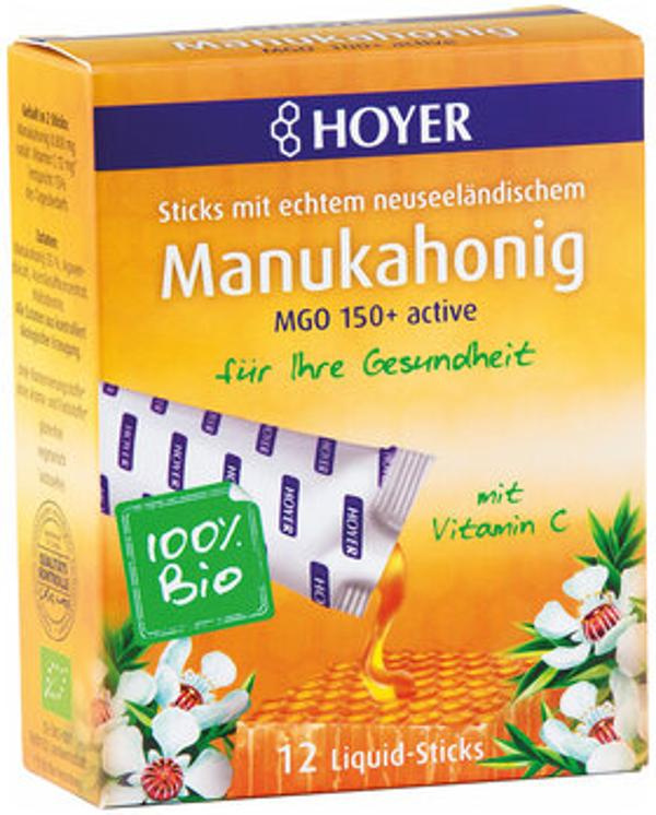 Produktfoto zu Hoyer 12 Manukahonig Liquid Sticks