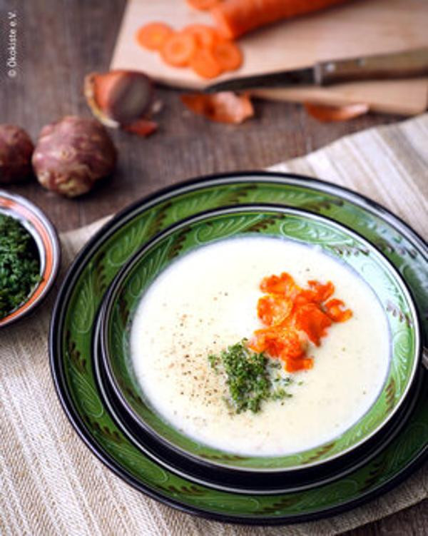 Produktfoto zu Topinambur-Cremesuppe