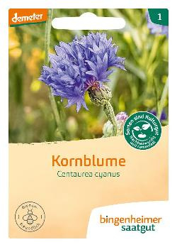 Produktfoto zu Bingenheimer Saatgut Kornblume Samen