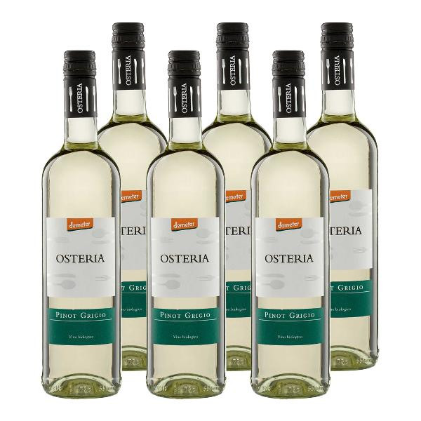 Produktfoto zu Kiste Osteria Pinot Grigio 6x0,75l