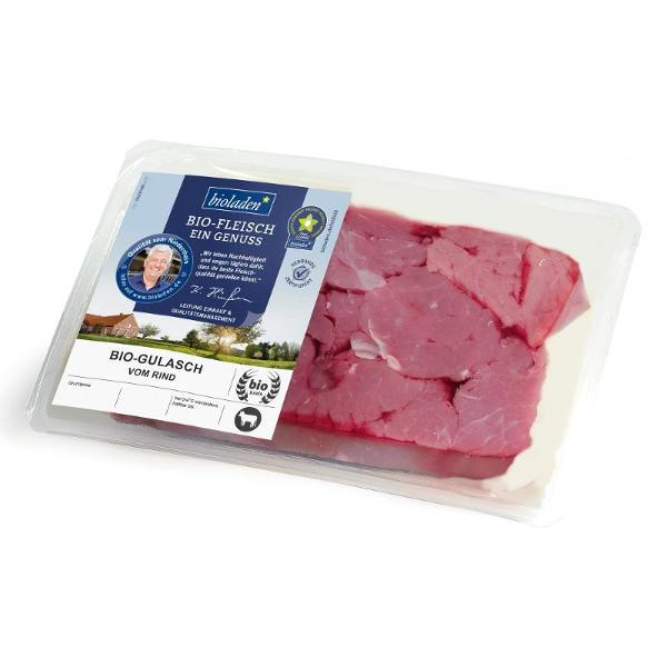 Produktfoto zu Bioladen* Gulasch vom Rind ca. 400g