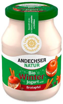 Produktfoto zu Andechser Joghurt Bratapfel 3,8% 500g