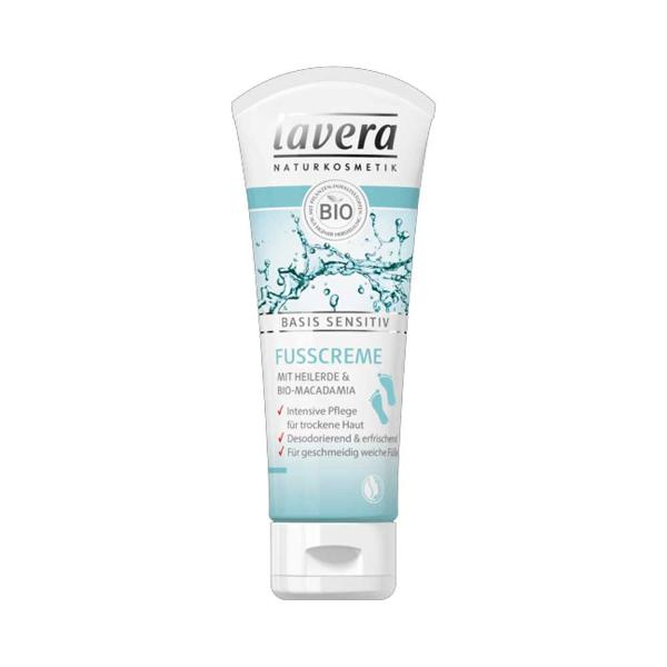 Produktfoto zu Lavera basis sensitiv Fußcreme 75ml