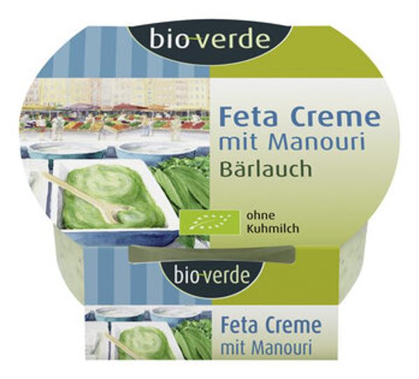 Produktfoto zu bioverde Feta Creme Bärlauch 125g