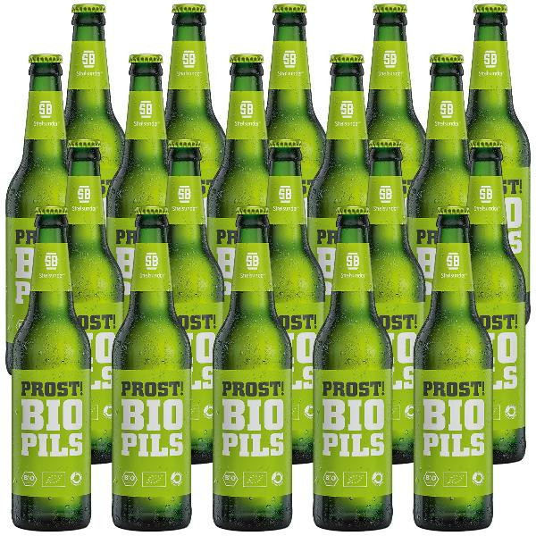 Produktfoto zu Kiste Störtebeker Stralsunder Bio-Pils 20x0,5L