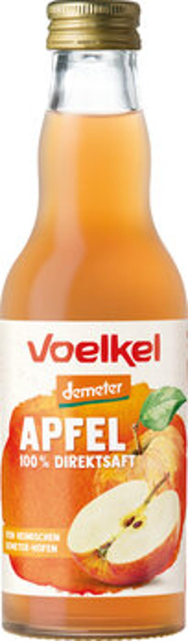 Produktfoto zu Voelkel Apfelsaft naturtrüb 0,2L