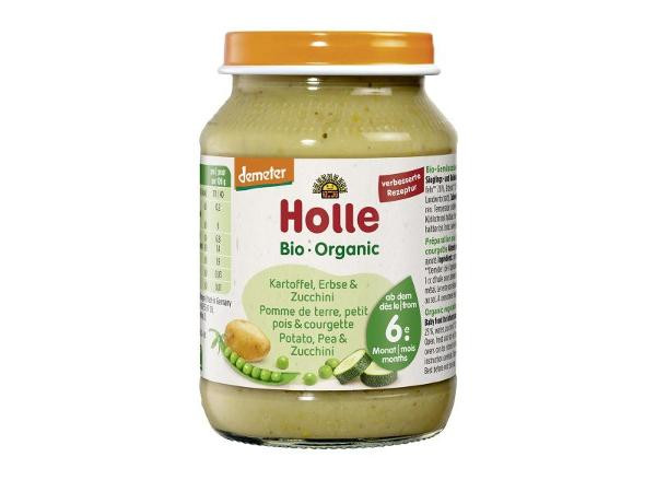 Produktfoto zu Holle Kartoffeln, Erbsen & Zucchini 190g