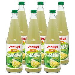 Produktfoto zu Kiste Voelkel Sauerkraut-Saft 6x0,7L