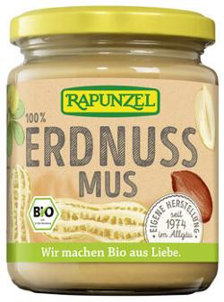 Produktfoto zu Rapunzel Erdnussmus 250g