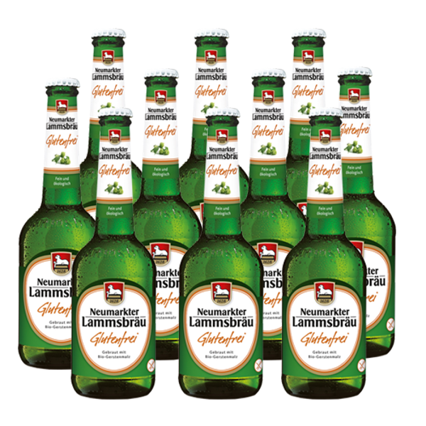 Produktfoto zu Kiste Lammsbräu Glutenfrei 10x0,33L