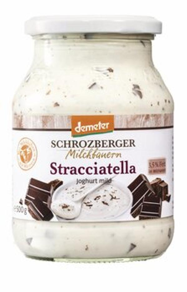 Produktfoto zu Schrozberger Joghurt Stracciatella 3,5%  500g