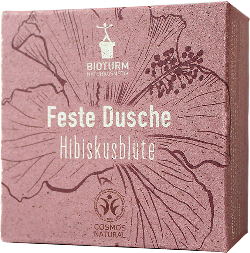 Produktfoto zu Bioturm Feste Dusche Hibiskus 100g