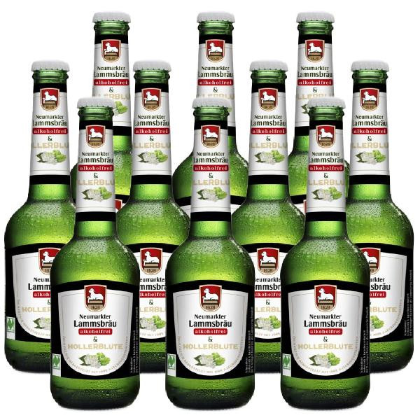 Produktfoto zu Kiste Lammsbräu Hollerblüte alkoholfrei 10x0,33L