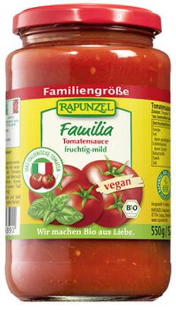 Produktfoto zu Rapunzel Tomatensauce Familia 525ml