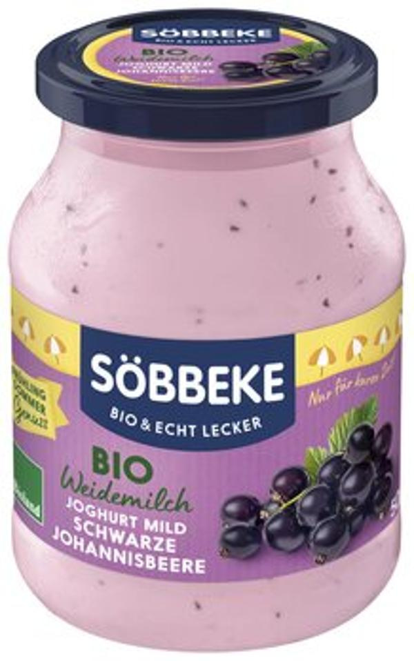 Produktfoto zu Söbbeke Joghurt Schwarze Johannisbeere 500g