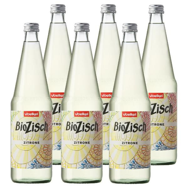 Produktfoto zu Kiste Voelkel Bio Zisch Zitrone 6x0,7L