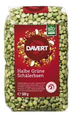 Produktfoto zu Davert Erbsen grün 500g