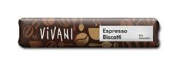 Produktfoto zu Vivani Espresso Biscotti Schokoriegel 40g