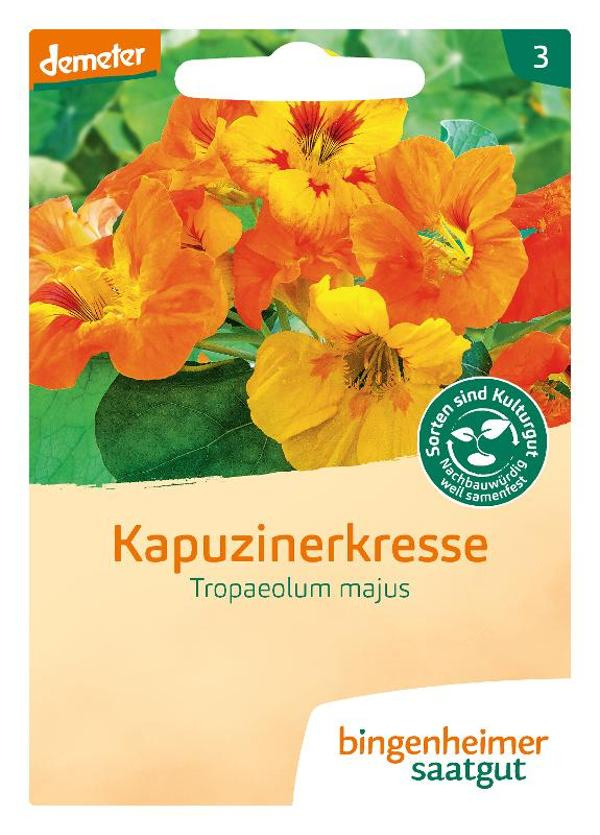 Produktfoto zu Bingenheimer Saatgut Kapuzinerkresse Samen