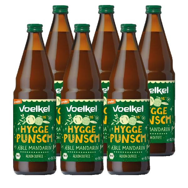 Produktfoto zu Kiste Voelkel Hygge Apfel-Mandarine 6x0,75L