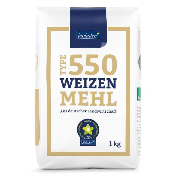 Produktfoto zu Bioladen* Weizenmehl Type 550 1kg