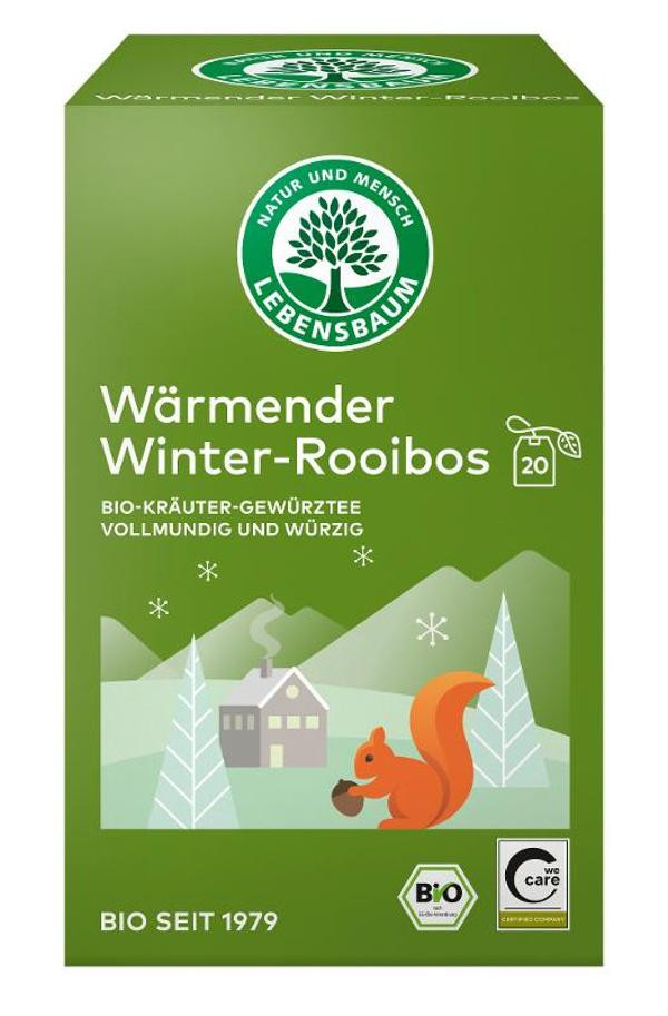 Produktfoto zu Lebensbaum Wärmender Winter-Rooibos Teebeutel 20*2g