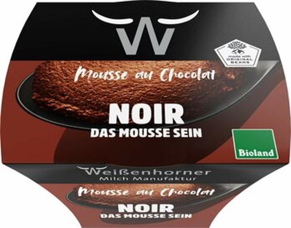 Produktfoto zu Weißenhorner Mousse au Chocolat Noir 80g