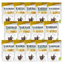 Produktfoto zu Yarrah Katzen Pouch Hühnchenfilets in Soße 14x85g