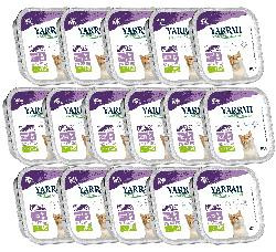 Produktfoto zu Yarrah Katzen Chunks Huhn und Truthahn 16x100g