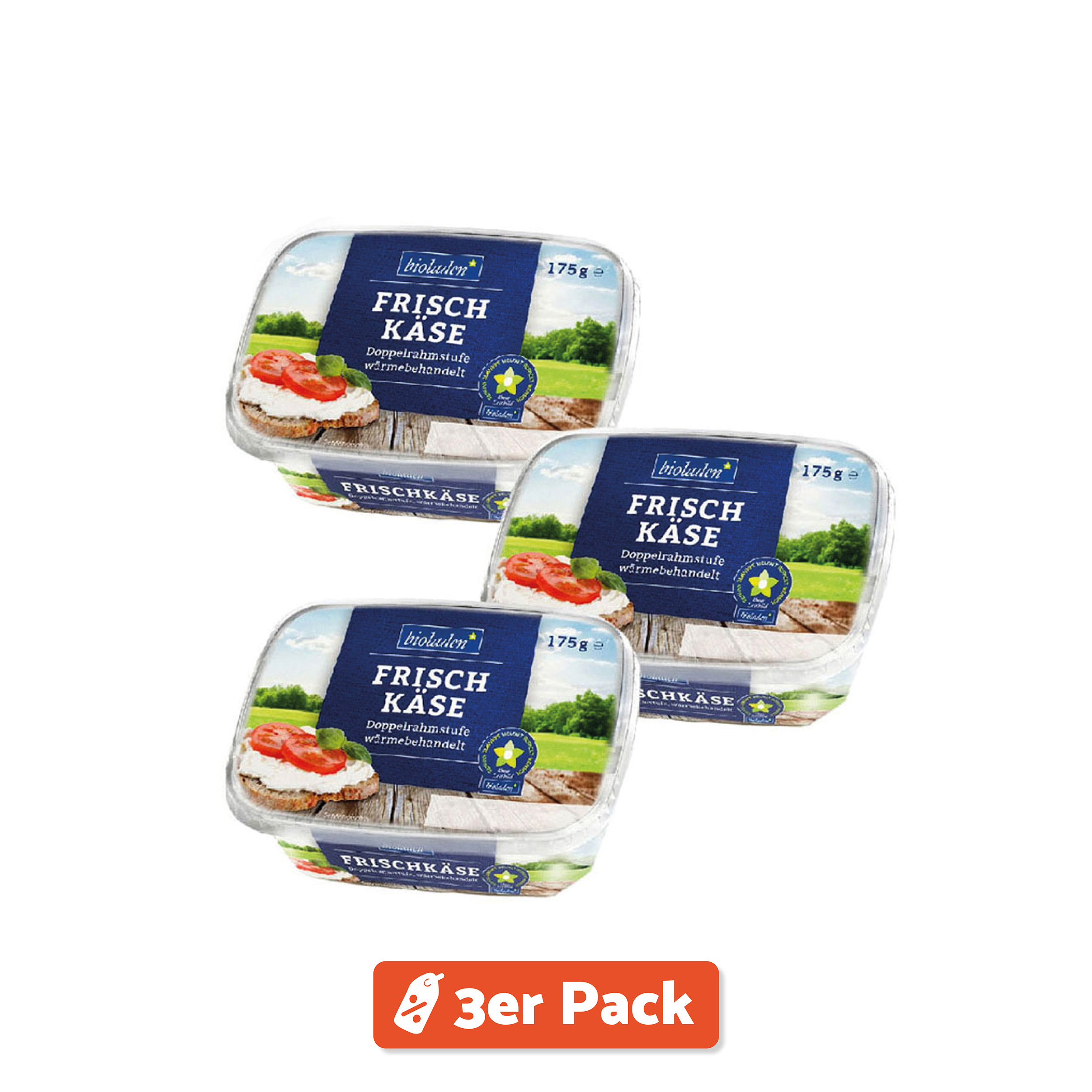 3er Pack Bioladen* Frischkäse Natur 175g