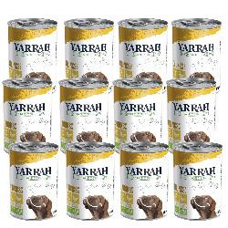 Produktfoto zu Yarrah Hund Chunks Huhn 12x405g