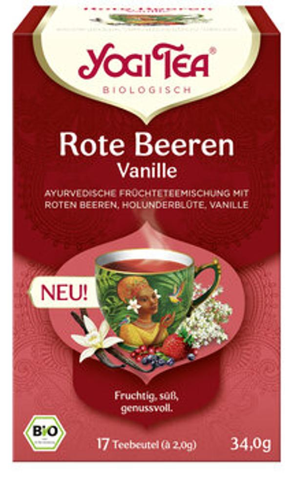 Produktfoto zu Yogi Tee Rote Beeren Vanille 17*2,0g