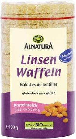 Produktfoto zu Alnatura Linsenwaffeln 100g