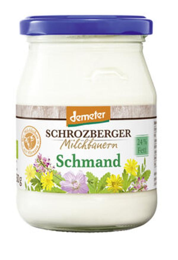 Produktfoto zu Schrozberger Schmand im Glas 24% 250g