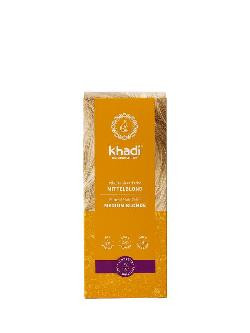 Produktfoto zu Khadi Pflanzenhaarfarbe Mittelblond 100g