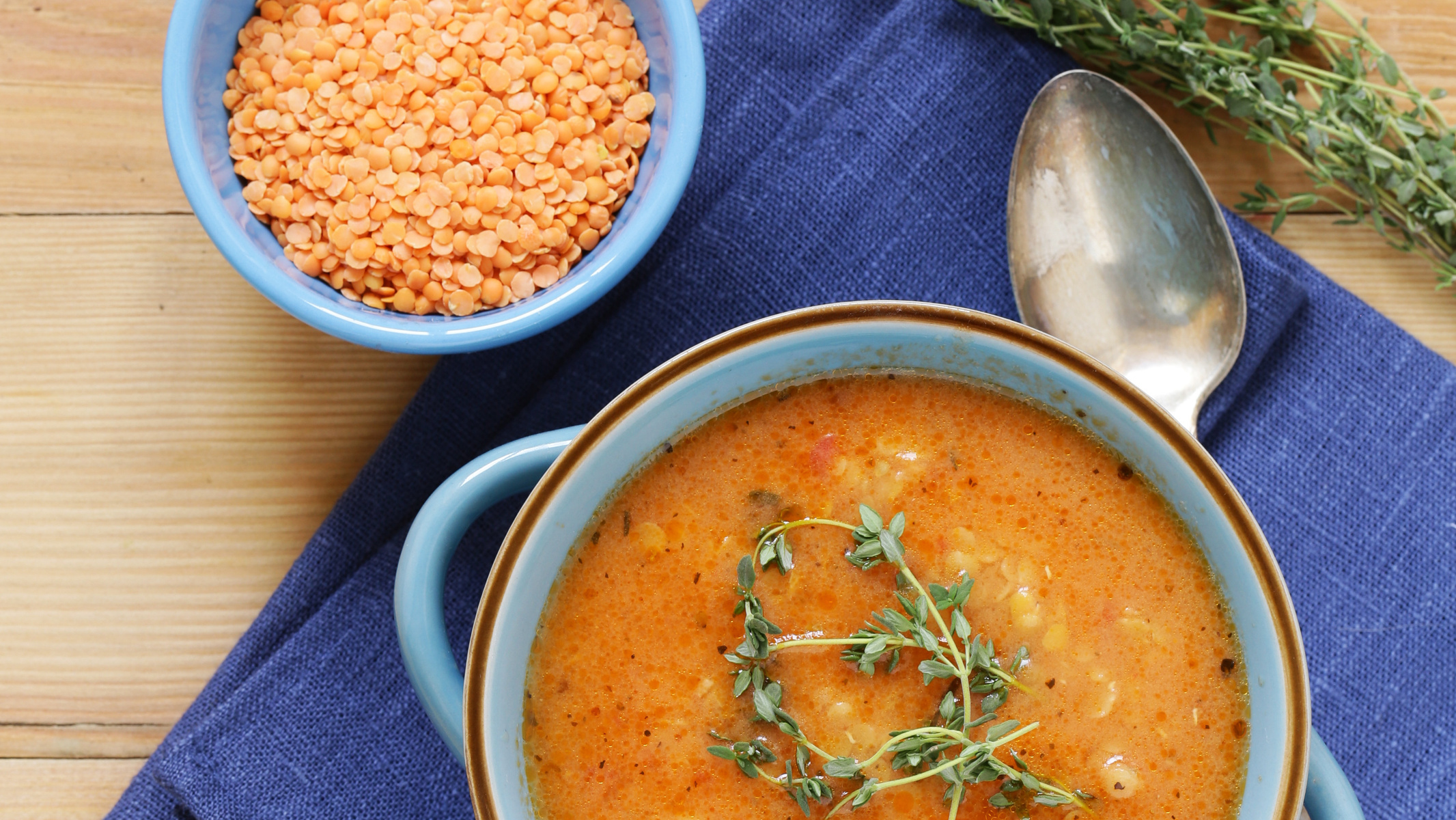 Rezeptbild für Rote-Linsen-Suppe mit Karotten 