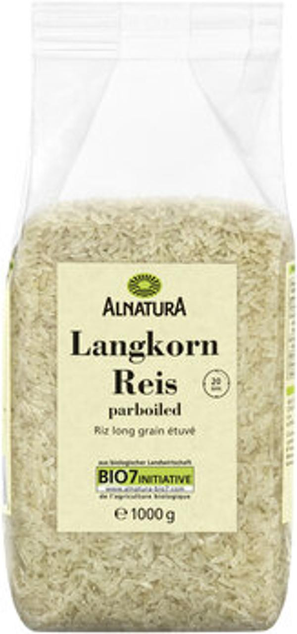 Produktfoto zu Alnatura Langkorn Reis parboiled 1kg