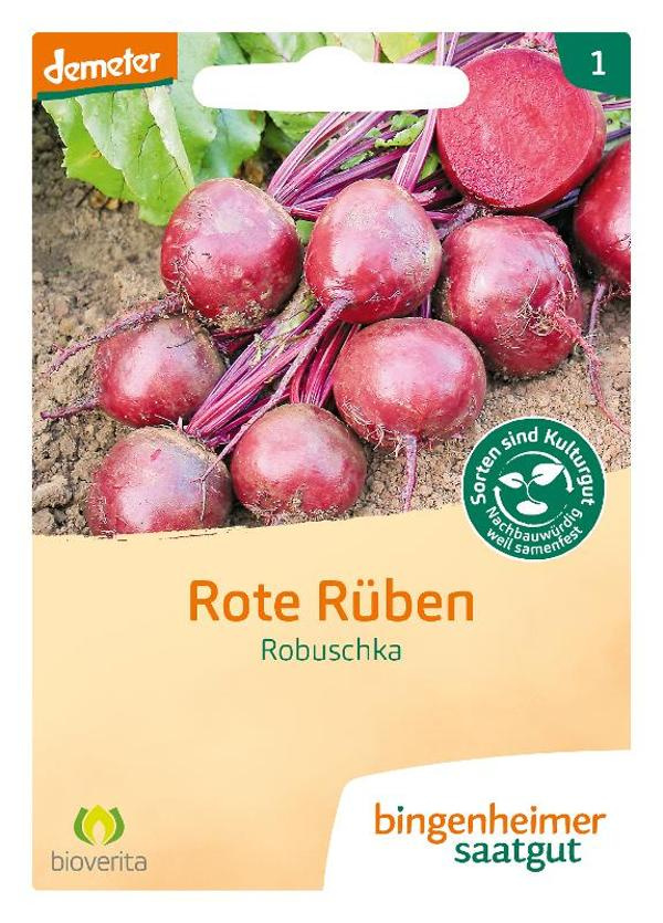 Produktfoto zu Bingenheimer Saatgut Rote Bete Robuschka Samen