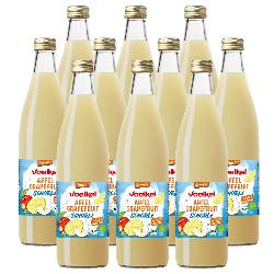 Produktfoto zu Kiste Voelkel Apfel Grapefruit Schorle 10x0,5L