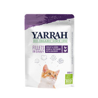 Yarrah Cat Organic Fillets with Turkey in gravy