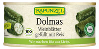 Dolmas Weinblätter gefüllt mit Reis, Projekt